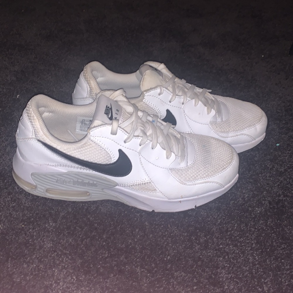 Nike Air Max white, gray, black shoes womens size 9.5